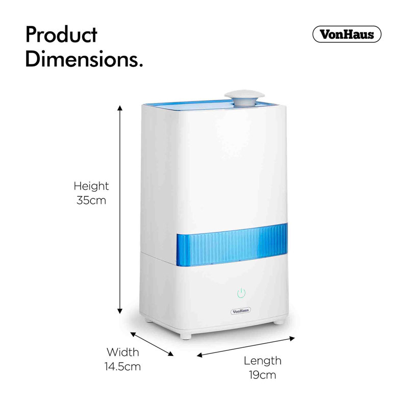 VonHaus Ultrasonic Humidifier & Aroma Diffuser 4, Amazing VonHaus Ultrasonic Humidifier & Aroma Diffuser 4, Amazing